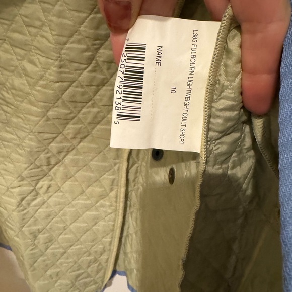 Barbour Light Blue Quilted Puffer Jacket - Picture 2 of 5